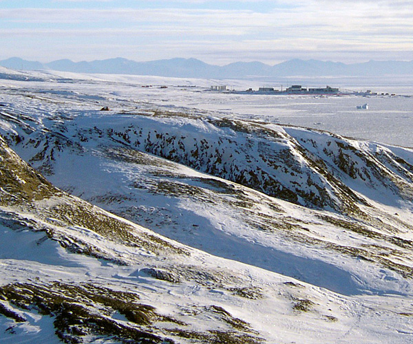 Eureka, Canada, one of the world's coldest places.