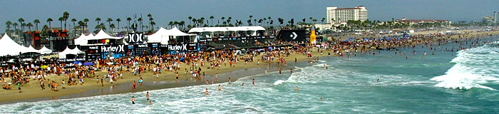 Huntington Beach, southern California's most popular beach