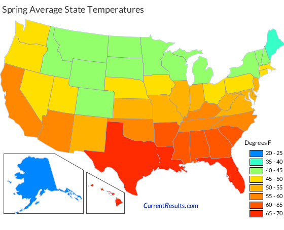 Humidity Chart Usa